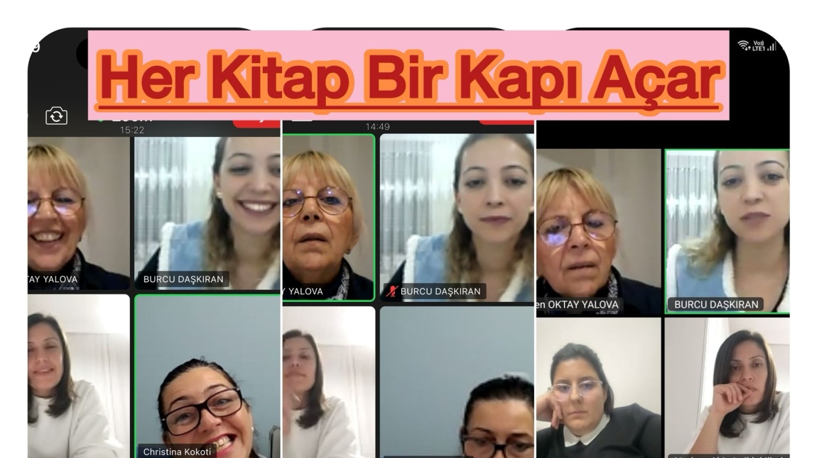 ''Her Kitap Bir Kapı Açar'' eTwinning Projemizin Ortakları İle Öğretmen Webinarı Gerçekleştirildi.