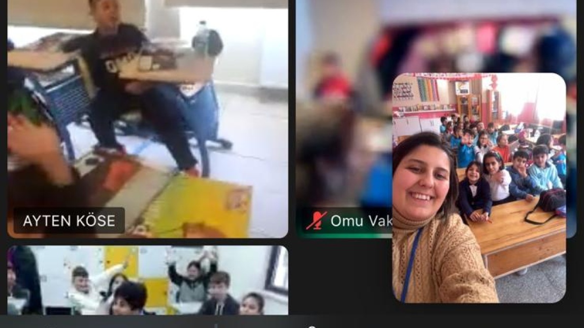 '' Her Kitap Bir Kapı Açar'' eTwinning Proje Ortakları ile Öğrenci Webinarı Gerçekleştirildi.